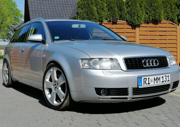 Audi A4 cena 13900 przebieg: 279000, rok produkcji 2004 z Mikołajki małe 172